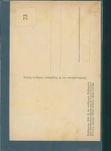 h. prentzel, stiller winkel, künstlerpostkarte (Nr. 8366)