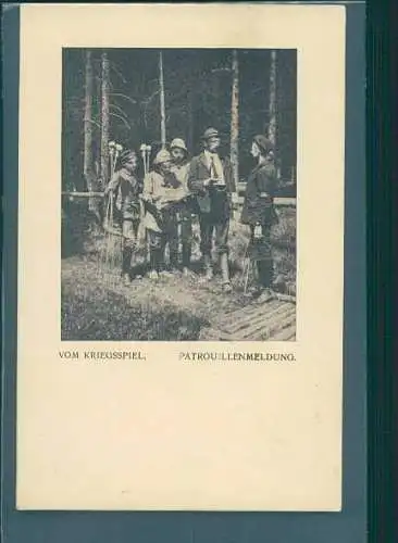 deutsche bibelkränzler, vom kriegsspiel, serie 3, nr. 3 (Nr. 8371)