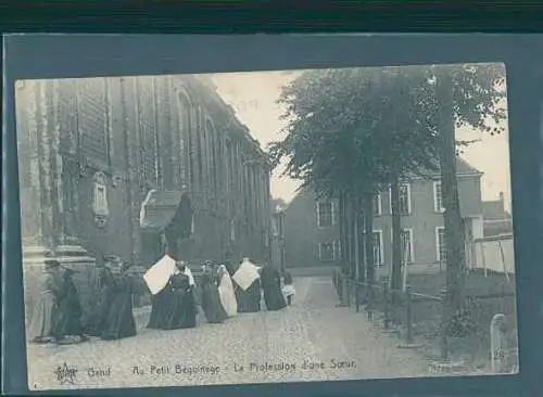 gand, au petit beguinage, la profession d'une soeur (Nr. 8441)