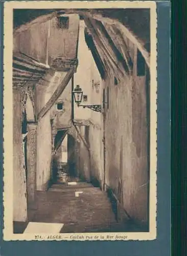 alger, algerien, casbah rue de la mer rouge (Nr. 8471)