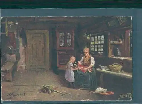 tuck's postkarte j.a. heyermans "aus dem schwarzwald", serie 111 (Nr. 8513)