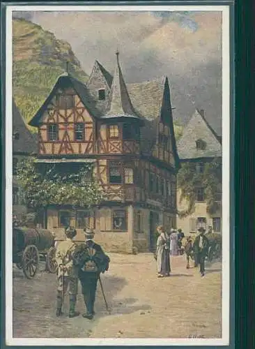 h. hoffmann, bacharach, das alte haus (Nr. 8514)