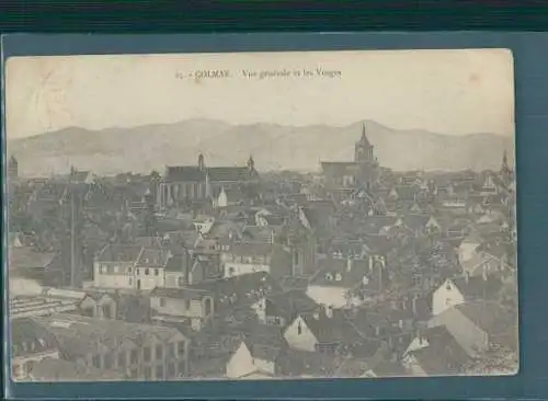 colmar, vue generale et les vosgues, 1919 (Nr. 8521)