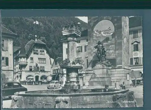 altdorf, tell-denkmal, conditorei w. huber (Nr. 8541)