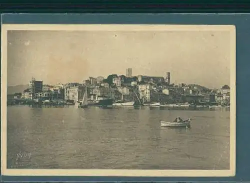 cannes, le port et le mont chevalier, 1931 (Nr. 8589)