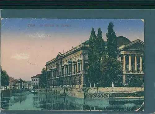 gand, gent, le palais de justice, 1916, feldpost (Nr. 8590)
