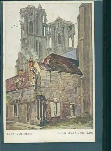 ernst vollbehr, kathedrale von laon (Nr. 8605)