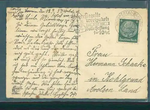 geburtstags-kind, 1937 (Nr. 8619)