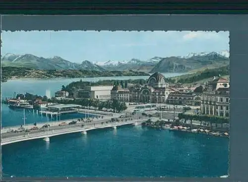 luzern, bahnhof mit kunst- und kongresshaus (Nr. 8625)