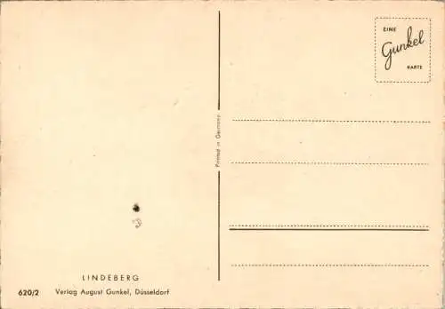 Glückliche Reise, Lindeberg, Gunkel-Karte (Nr. 8687)