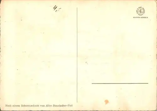 scherenschnitt alice staudacher-voit (Nr. 8689)