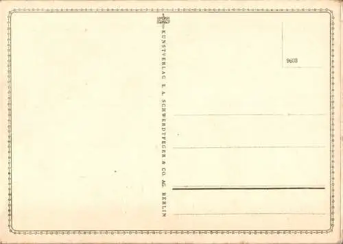 schwerdtfeger, künstlerkarte (Nr. 8730)