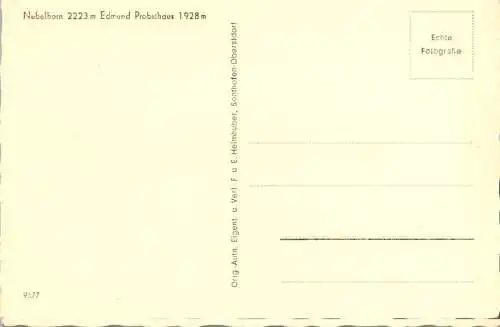 nebelhorn m. edmund probsthaus (Nr. 8806)