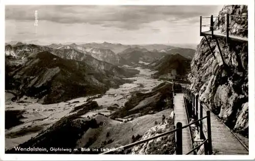 wendelstein, gipfelweg m. blick ins leitzachtal (Nr. 8820)