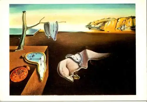 salvador dali, la persistence de la mémoire, 1931 (Nr. 8852)