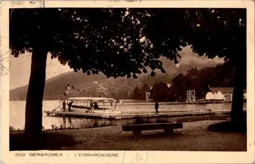 gerardmer, l'embarcadere (Nr. 8871)