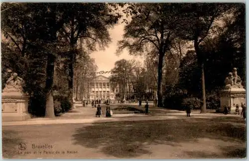 bruxelles, le parc et le palais de la nation (Nr. 8879)