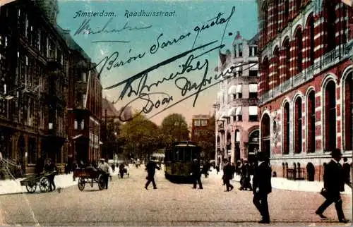amsterdam, raadhuisstraat, 1919 (Nr. 8894)