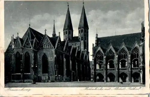 braunschweig, martinikirche m. altstadt rathaus (Nr. 8898)