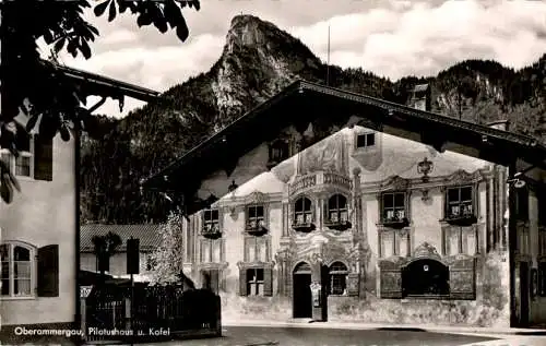 oberammergau, pilatushaus u. kofel (Nr. 8939)