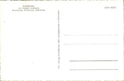 panorama m. kloster andechs, ammersee, pilsensee, wörthsee (Nr. 8944)