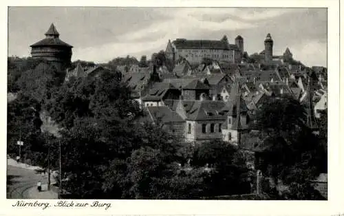 nürnberg, blick zur burg (Nr. 8967)