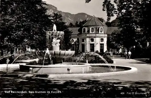 bad reichenhall, solebrunnen im kurpark (Nr. 9001)