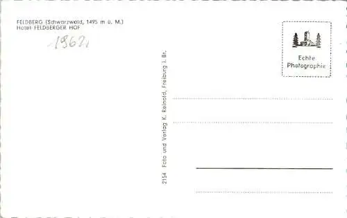 feldberg/schwarzwald, hotel feldberger hof (Nr. 9005)