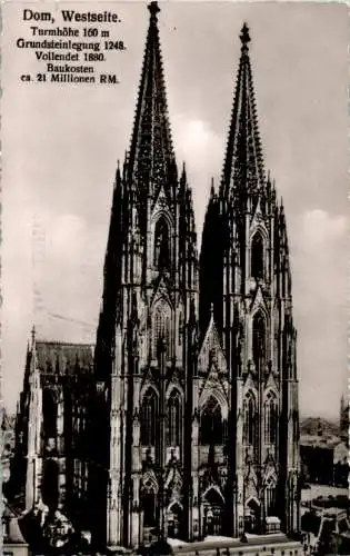 köln dom westseite (Nr. 9045)