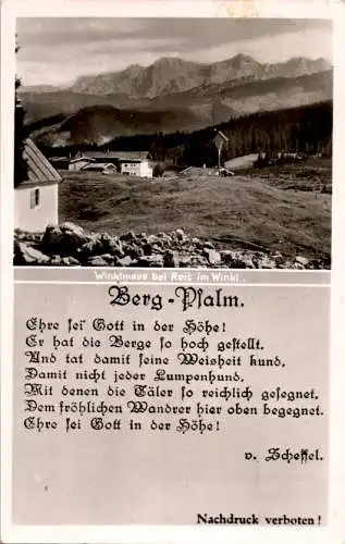 berg-psalm lumpenhund, winklmoos (Nr. 9077)