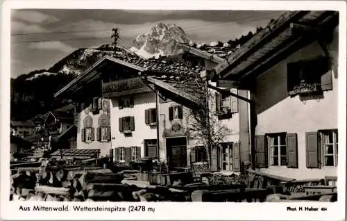 mittenwald, wettersteinspitze (Nr. 9085)