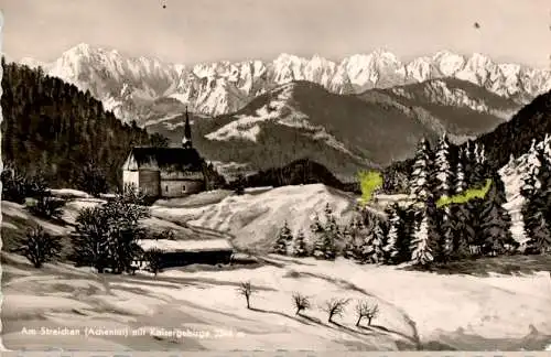 am streichen (achental) mit kaisergebirge (Nr. 9128)