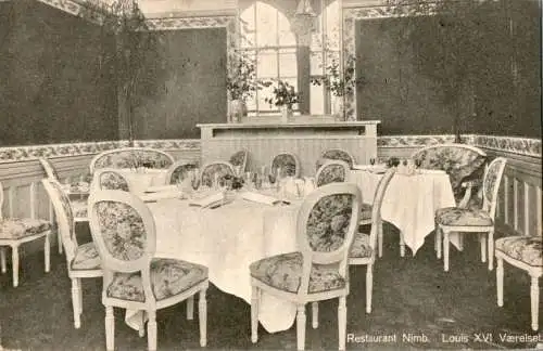 restaurant nimb. louis xvi vaerelset, 1911 (Nr. 9236)