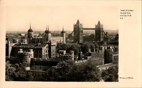 tower of london, general view from the n.w. (Nr. 9237)