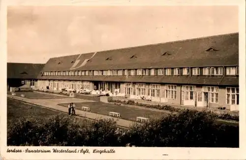 nordsee-sanatorium westerland, liegehalle, 1957 (Nr. 9329)
