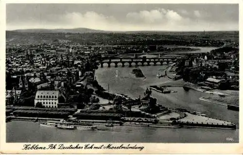 koblenz, deutsches eck mit moselmündung (Nr. 9347)