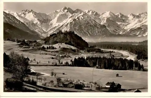 blick vom malerwinkel auf die allgäuer alpen (Nr. 9358)