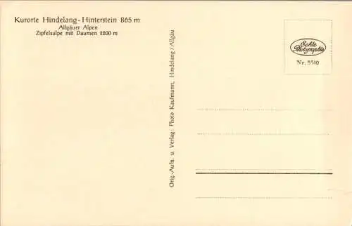 hindelang-hinterstein, zipfelsalpe mit daumen (Nr. 9361)