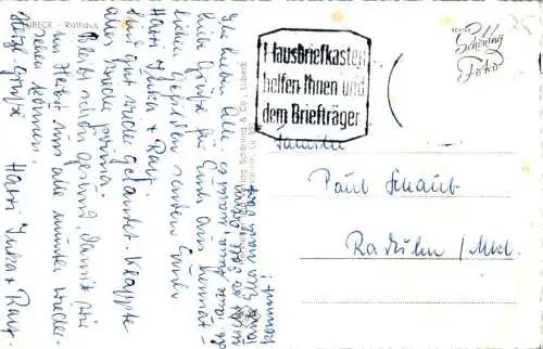 lübeck rathaus (Nr. 9432)