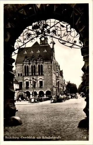 bückeburg, durchblick zur bahnhofstraße (Nr. 9444)