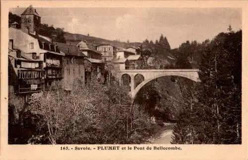 flumet  et le pont de bellecombe (Nr. 9545)