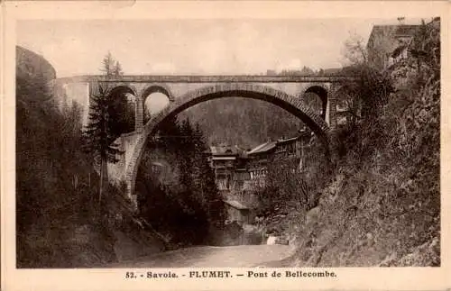 flumet  et le pont de bellecombe (Nr. 9546)