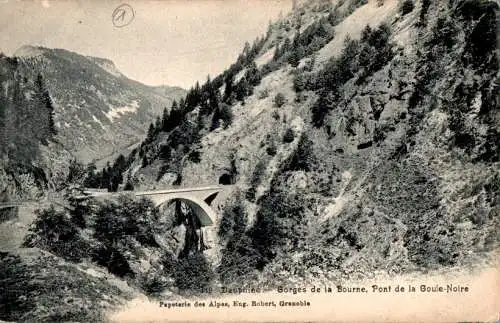 le dauphiné, les gorges de la bourne (Nr. 9580)