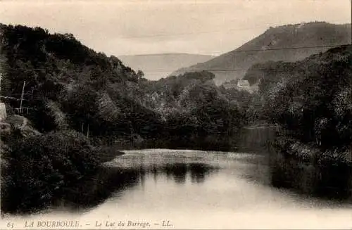 la bourboule, le lac du barrage (Nr. 9589)