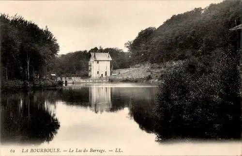 la bourboule, le lac du barrage (Nr. 9591)