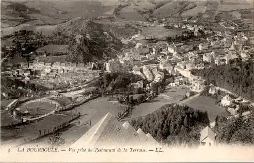 la bourboule, vue prise du restaurant de la terrasse (Nr. 9592)