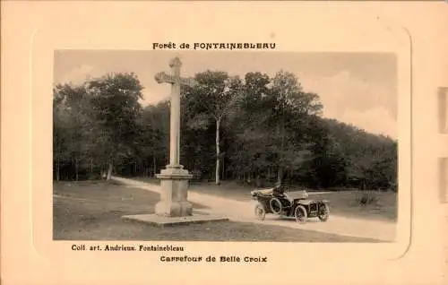 fôret de fontainebleau, carrefour de bellecroix (Nr. 9625)