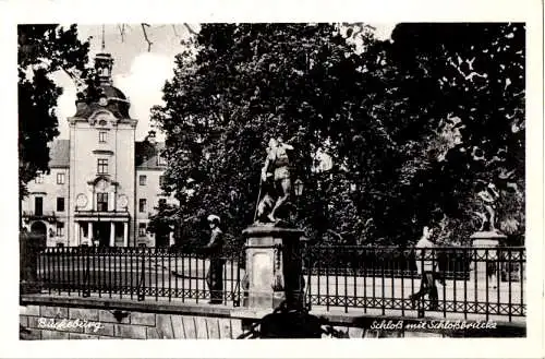 bückeburg, schloß mit schloßbrücke (Nr. 9682)