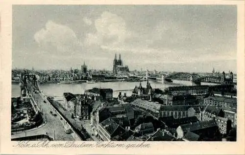 köln vom deutzer kirchturm gesehen (Nr. 9707)