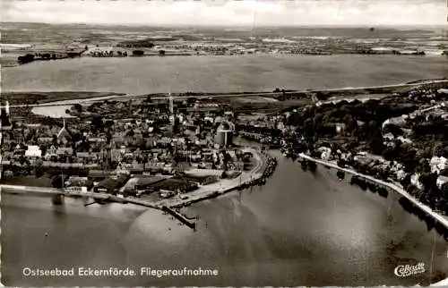 ostseebad eckernförde, fliegeraufnahme (Nr. 9777)